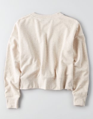 Женские худи American Eagle AE Arm Stripe Crew Neck Sweatshirt — фото 4