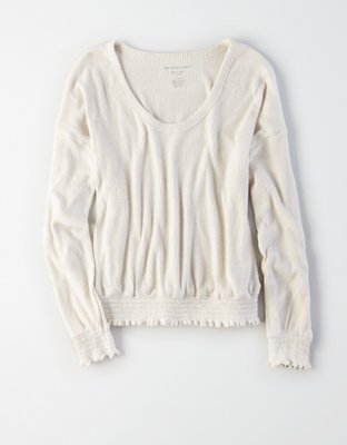 Женские мягкие игрушки American Eagle AE Soft & Sexy Plush Scoop Neck — фото 3