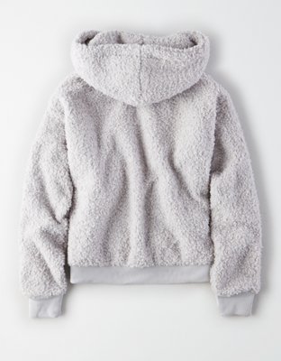 Женские худи American Eagle AE Fuzzy Teddy 1/4 Zip — фото 4