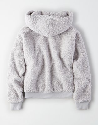 AE Fuzzy Teddy 1/4 Zip Hoodie