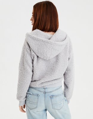 Женские худи American Eagle AE Fuzzy Teddy 1/4 Zip — фото 2