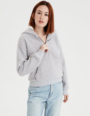 american eagle fuzzy hoodie