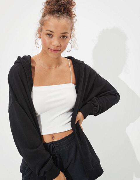 Женские кардиганы American Eagle AE Fleece Hooded Cardigan