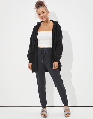 Женские кардиганы American Eagle AE Fleece Hooded Cardigan — фото 4
