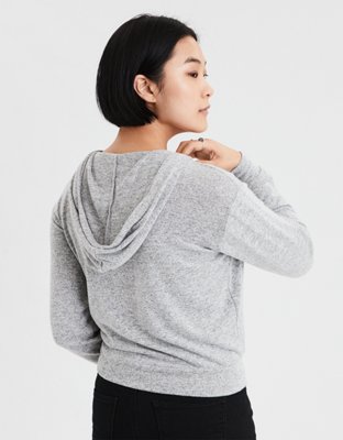 Женские худи American Eagle AE Soft & Sexy Plush Quarter Zip — фото 2