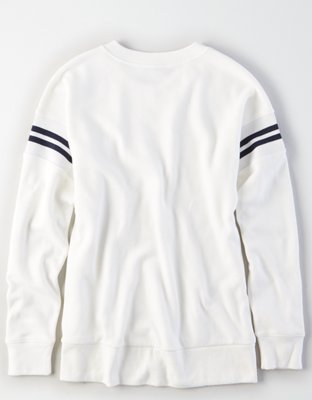American Eagle AE Ahhmazingly Soft Arm Stripe Crew — фото 4