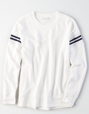 American Eagle AE Ahhmazingly Soft Arm Stripe Crew — фото 3