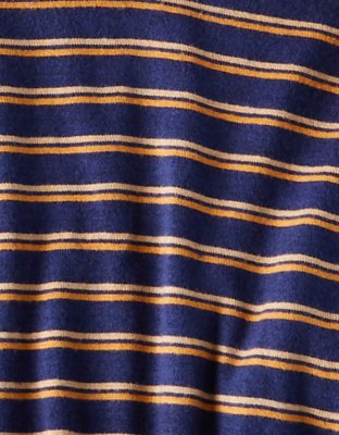 Женские мягкие игрушки American Eagle AE Plush Striped Mock Neck Top — фото 5