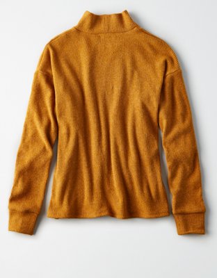 Женские свитеры American Eagle AE Plush Mock Neck Sweater — фото 4