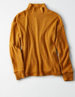 Женские свитеры American Eagle AE Plush Mock Neck Sweater — фото 3