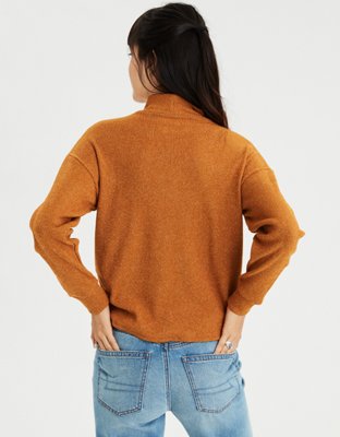 Женские свитеры American Eagle AE Plush Mock Neck Sweater — фото 2