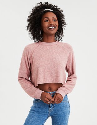 american eagle cropped sweatshirt