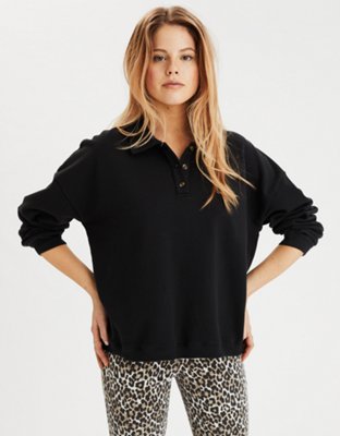 aerie cropped sweatshirt