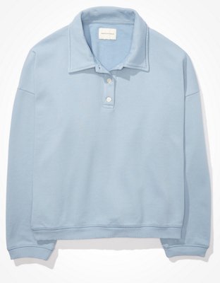 Женские худи American Eagle AE Fleece Polo Sweatshirt — фото 3