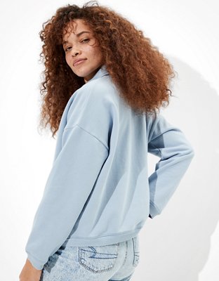 Женские худи American Eagle AE Fleece Polo Sweatshirt — фото 2