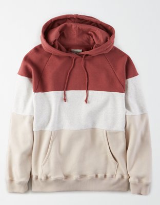Женские худи American Eagle AE Fleece Color Block — фото 3