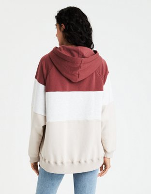 Женские худи American Eagle AE Fleece Color Block — фото 2