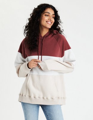 Женские худи American Eagle AE Fleece Color Block — фото 5