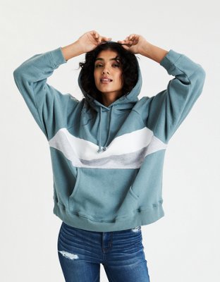 AE Fleece Color Block Hoodie