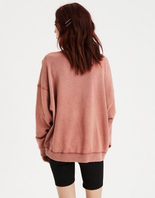 Женские худи American Eagle AE Fleece Half Zip Up Sweatshirt — фото 2