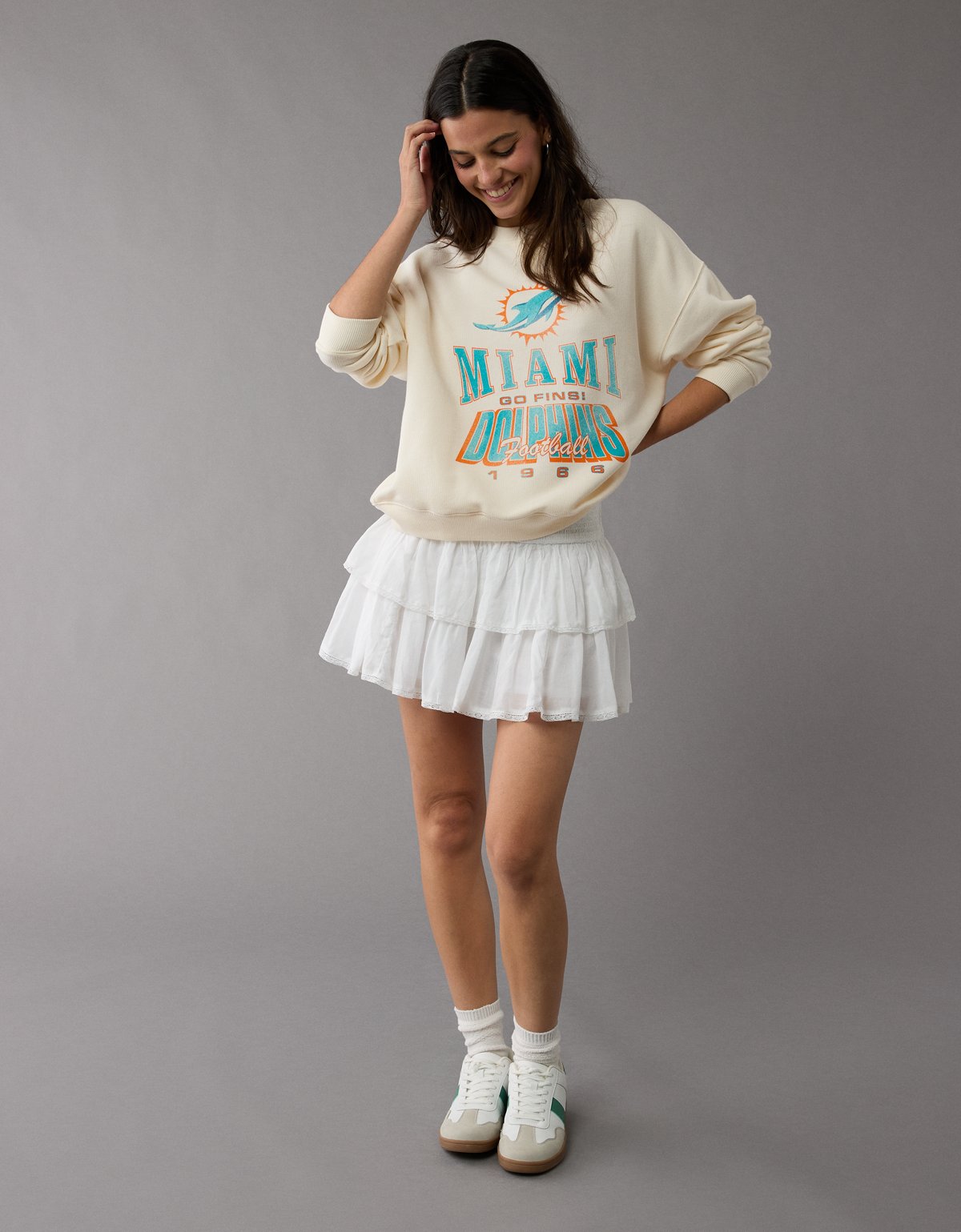 NFL Miami Dolphins Crew Neck Sweatshirt - image 5