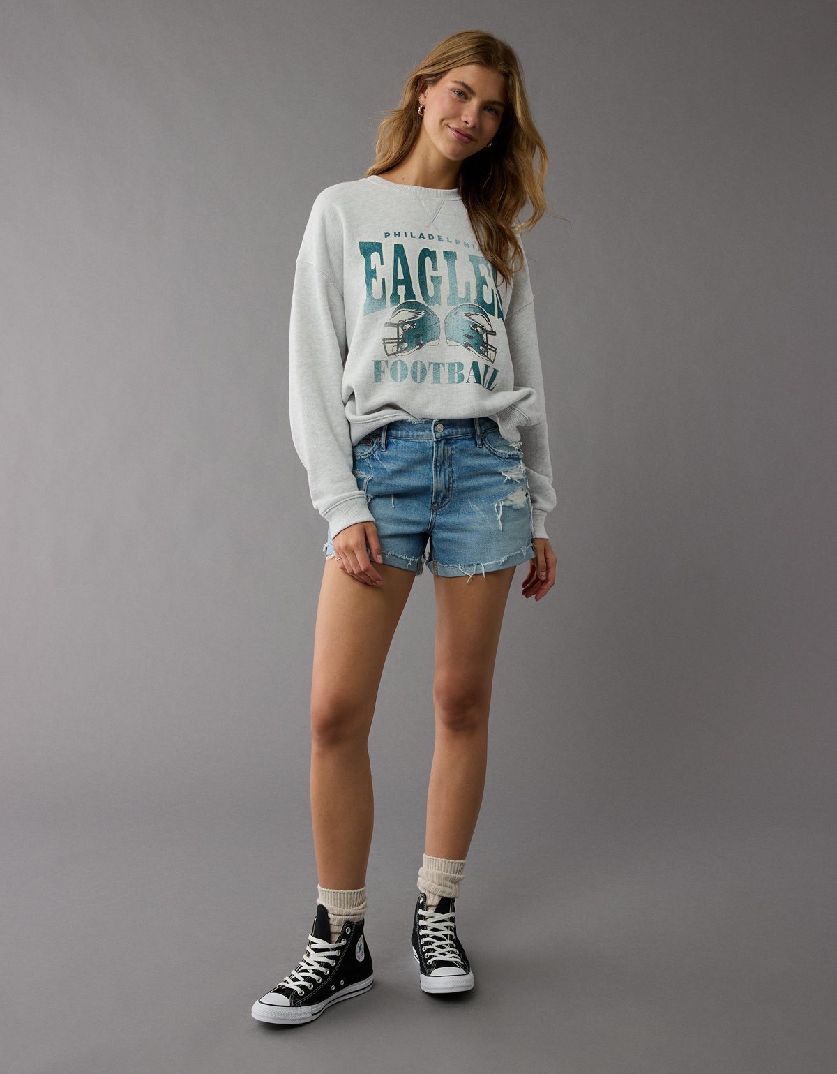 NFL Philadelphia Eagles Crew Neck Sweatshirt - image 5