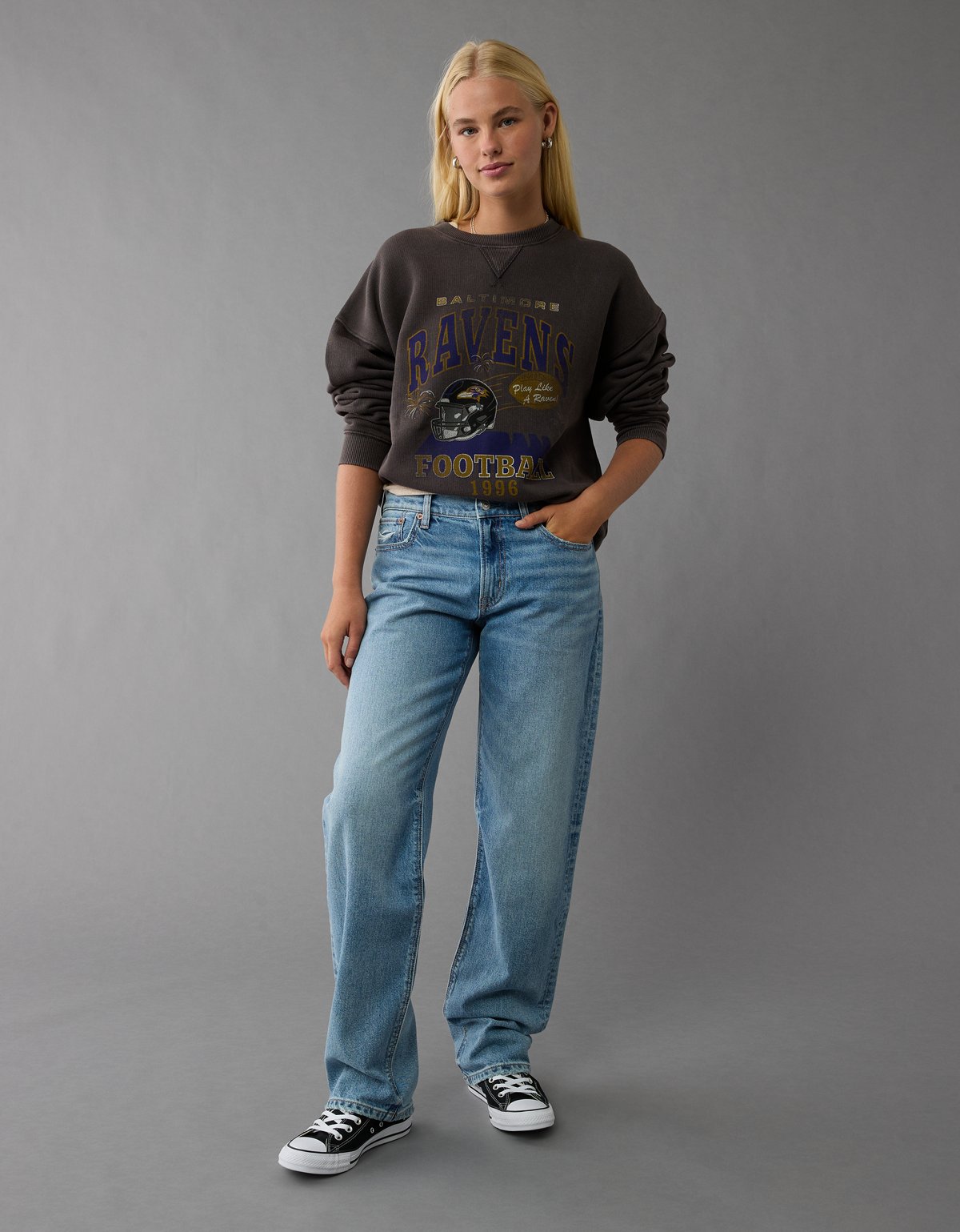 NFL Baltimore Ravens Crew Neck Sweatshirt - image 5