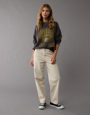 AE Sweatshirt con Cuello Redondo de los Pittsburgh Steelers de la NFL