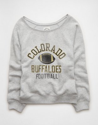 AE Colorado Buffaloes Graphic Off The Shoulder Sweatshirt