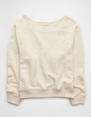 AE Alabama Sooners Graphic Off The Shoulder Sweatshirt