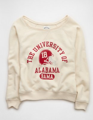 AE Alabama Sooners Graphic Off The Shoulder Sweatshirt