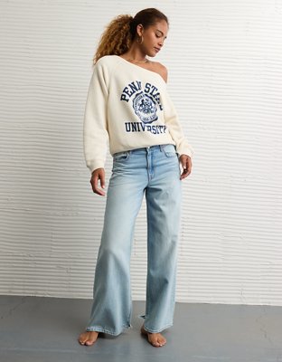 AE Penn State Nittany Lions Graphic Off The Shoulder Sweatshirt