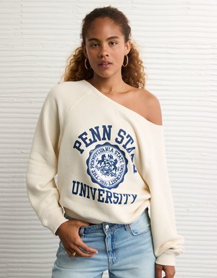 AE Penn State Nittany Lions Graphic Off The Shoulder Sweatshirt
