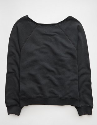 AE Texas Longhorns Graphic Off The Shoulder Sweatshirt