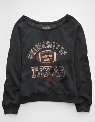 AE Texas Longhorns Graphic Off The Shoulder Sweatshirt