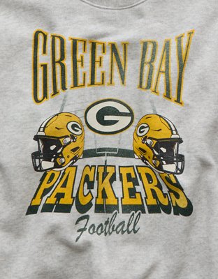 Chandail en molleton à imprimé des Packers de Green Bay et coupe décontractée AE