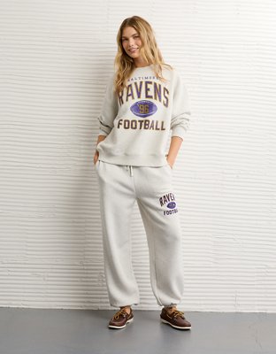 AE NFL Baltimore Ravens Graphic Relaxed Fit Sweatshirt