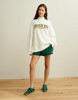 NFL Green Bay Packers Everyday Luxe Mock Neck Sweatshirt