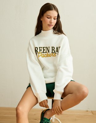 NFL Green Bay Packers Everyday Luxe Mock Neck Sweatshirt