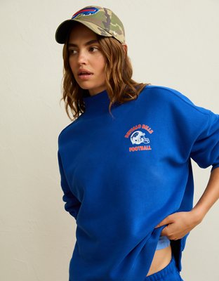 NFL Buffalo Bills Everyday Luxe Mock Neck Sweatshirt