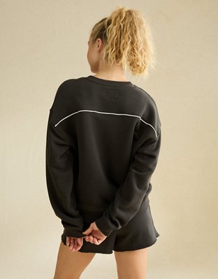 AE Georgia Bulldogs V-Neck Graphic Sweatshirt