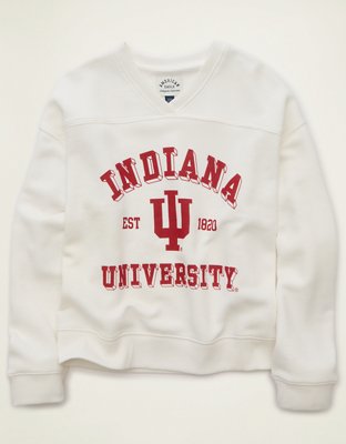 AE Indiana Hoosiers V-Neck Graphic Sweatshirt