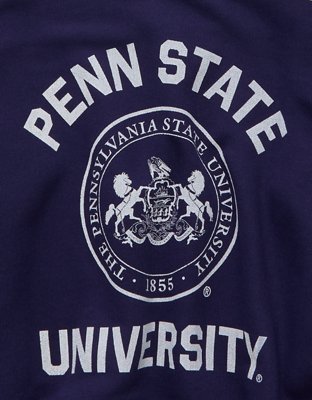 Женская толстовка American Eagle AE Penn State V-Neck Graphic, цвет: Тёмно-синий — фото 6