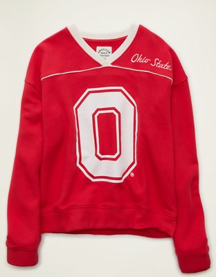 AE Ohio State Buckeyes V-Neck Graphic Sweatshirt