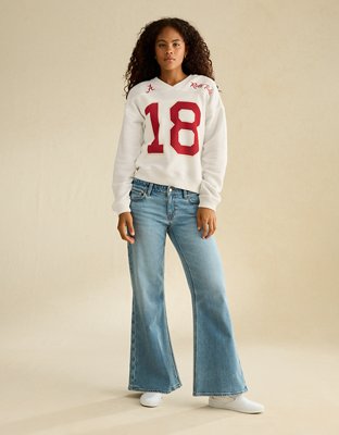 AE Alabama Crimson Tide V-Neck Graphic Sweatshirt