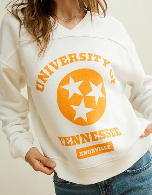 Женская толстовка American Eagle AE Tennessee Volunteers V-Neck Graphic, цвет: Оранжевый — фото 7