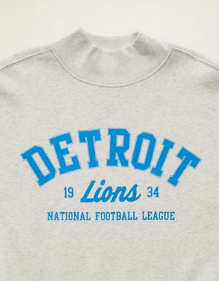 NFL Detroit Lions Everyday Luxe Mock Neck Sweatshirt