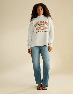 NFL Chicago Bears Everyday Luxe Mock Neck Sweatshirt