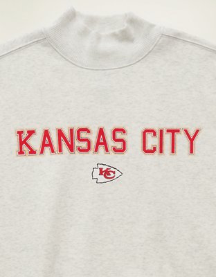 NFL Kansas City Chiefs Everyday Luxe Mock Neck Sweatshirt