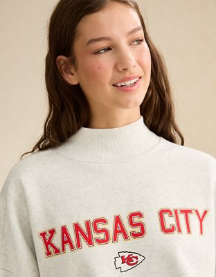 NFL Kansas City Chiefs Everyday Luxe Mock Neck Sweatshirt